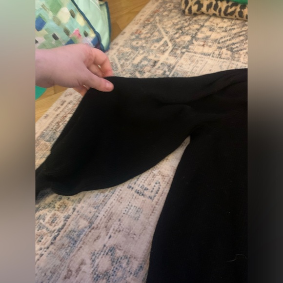 Black bell sleeved mockneck sweater from Banana Republic - Picture 3 of 4